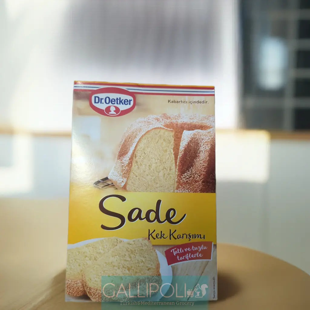 ◯kek Dr. Oetker Plain Cake Mix Sade Kek Karışımı-Gallipoli Grocery